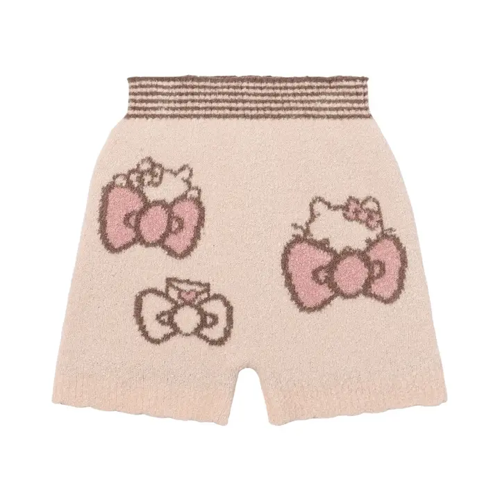 【WEB/アウトレット限定】スロギーG063 ハローキティ 1分丈ニットパンツ, オレンジ, product image number 1