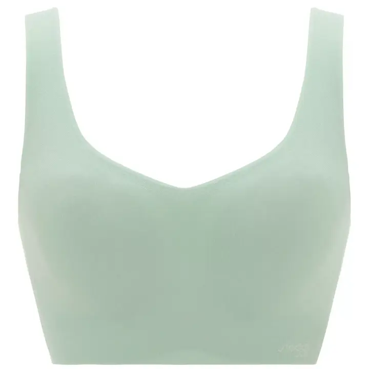 スロギー ゼロフィール(R) 綿混 ハーフトップ, グリーン, product image number 0