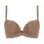 【WEB限定】美胸ソフトブラ クラッシーペタルズ ブラ＆ショーツセット, ブラウン, product image number 0