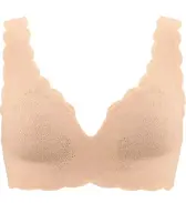 レースタイプ(スロギーG057) カップ付きハーフトップ, ベージュ, product image number 0