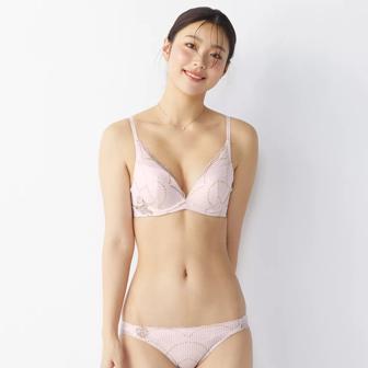 【SALE】レギュラーショーツ マイフラワー, ピンク, model image number 1