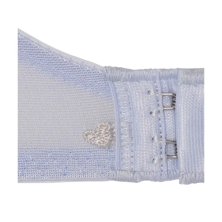 【SALE】チャーミングラマー スリムライン ブラジャー フローラルハグ, ブルー, product image number 1