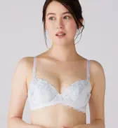 レッドレーベル バイ トリンプ0124 ブラジャー, ホワイト, model image number 0