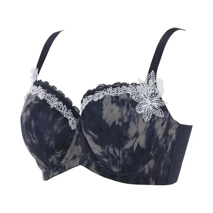 レッドレーベル バイ トリンプ0129 ブラジャー(パッドなし), ブルー, product image number 1