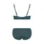 Daily AMOSTYLE 3/4カップブラ ブラ＆ショーツセット ウェーブラティス, グリーン, product image number 2