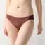 Daily AMOSTYLE スムースブラ ブラ＆ショーツセット (コンフィーレース), ブラウン, model image number 1