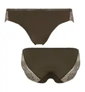 【SALE】フロラーレ バイ トリンプ015 レギュラーショーツ2, グリーン, product image number 2