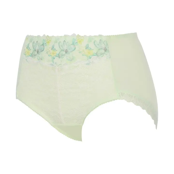天使のブラ 魔法のハリ感636 はきこみ深めショーツ, グリーン, product image number 2