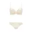 【WEB限定】美胸ソフトブラ クラッシーペタルズ ブラ＆ショーツセット, イエロー, product image number 1