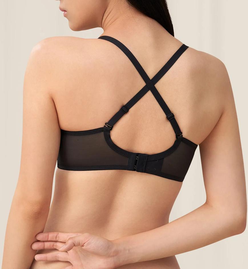 Triumph Invisible Inside-Out 系列鋼圈薄墊胸圍 - Black - 有鋼圈