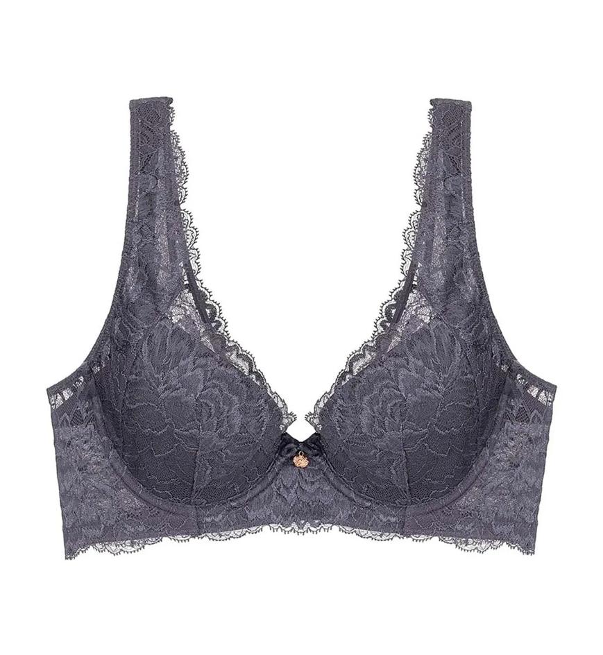 Triumph FLORALE PEONY 系列鋼圈薄墊胸圍 - Pebble grey - 有鋼圈