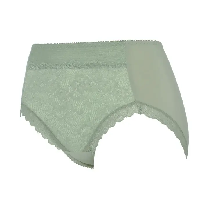 天使のブラ スリムライン632 はきこみ深めショーツ【一部カラーSALE】, グリーン, product image number 2