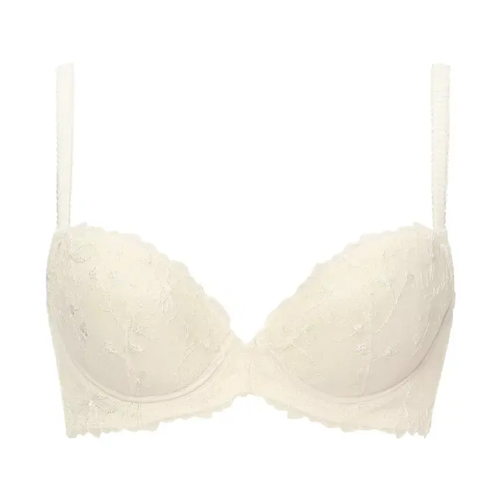 【WEB/アウトレット限定】チャーミングラマー(R) ブラ＆ショーツセット ラインアートステッチ【一部カラーSALE】, ホワイト, product image number 0