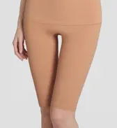 肌側綿100インナー5480 5分丈ボトム, ベージュ, model image number 0