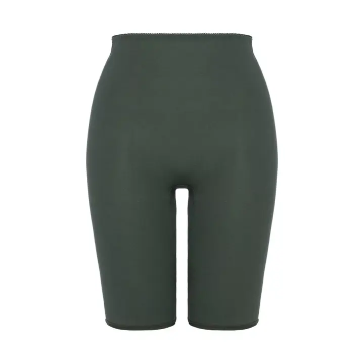 【SALE】あったか肌側綿100インナー5380 5分丈ボトム, グリーン, product image number 0