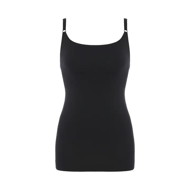 コンフォートストレッチブラトップ, ブラック, product image number 0