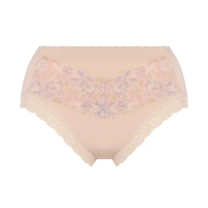 【SALE】恋するブラ613 はきこみ深めショーツ, ベージュ, product image number 0