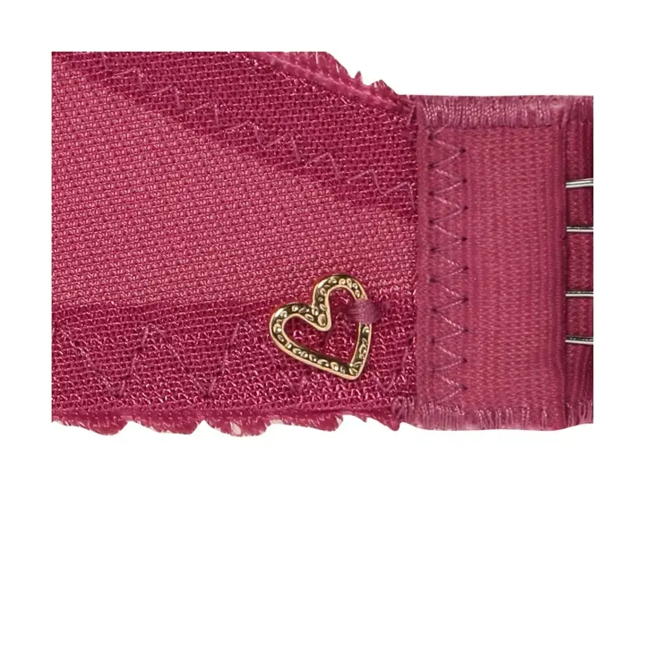 チャーミングラマー スリムライン DeepV ブラジャー ウィンターリリー, レッド, product image number 4