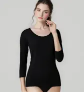 デイリートリンプ5410 8分袖トップ, ブラック, model image number 0