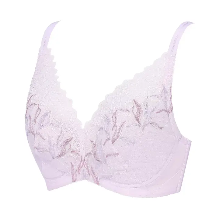 【SALE】小さく包み込むブラ ブラジャー(パッドなし) シャインオブクリスタル, パープル, product image number 2