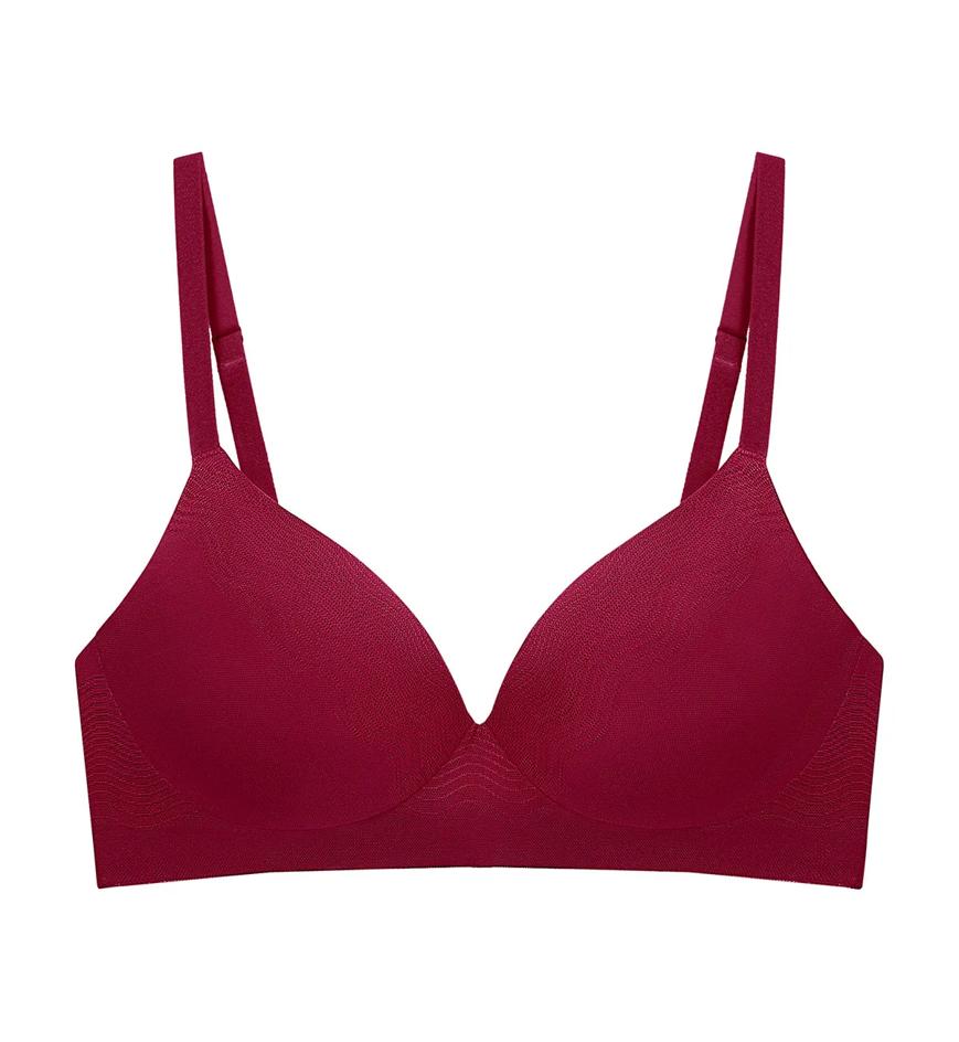 Triumph Áo Lót Smooth Sensation Gọng Magic Wire Natural Mút Mỏng - Thân Thiện Môi Trường - Rumba red - Gọng