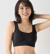 スロギー ゼロフィール ハーフトップ【一部カラーSALE】, ブラック, model image number 0