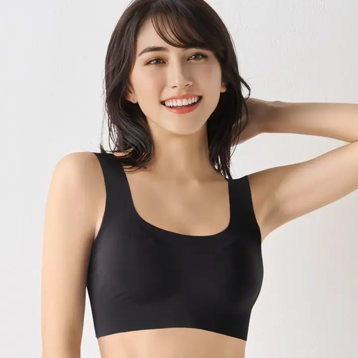 スロギー ゼロフィール ハーフトップ【一部カラーSALE】, ブラック, model image number 0