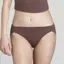 レギュラーショーツ リブ, ブラウン, model image number 0