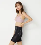 イージースタイルアップガードル ロングガードル, ブラック, model image number 0