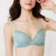 【SALE】天使のブラ 30周年限定デザイン619 ブラジャー, ブルー, model image number 0