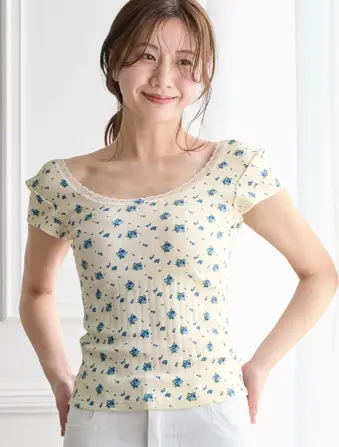 見せKawaインナー フレンチスリーブ