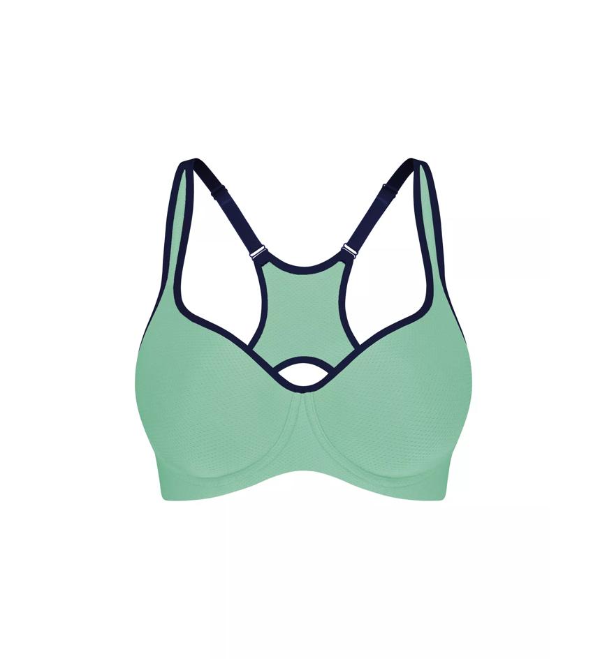 Triumph TRIACTION RACERBACK 2 PACK SPORTS BRA - Green - dark combination - Sport