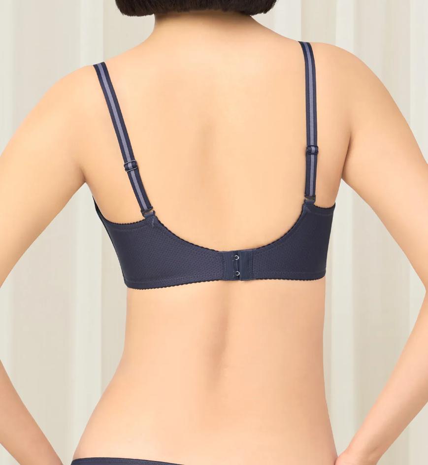 Triumph Pure Invisible 系列軟鋼圈薄墊胸圍 - Ink gray - T-恤胸圍