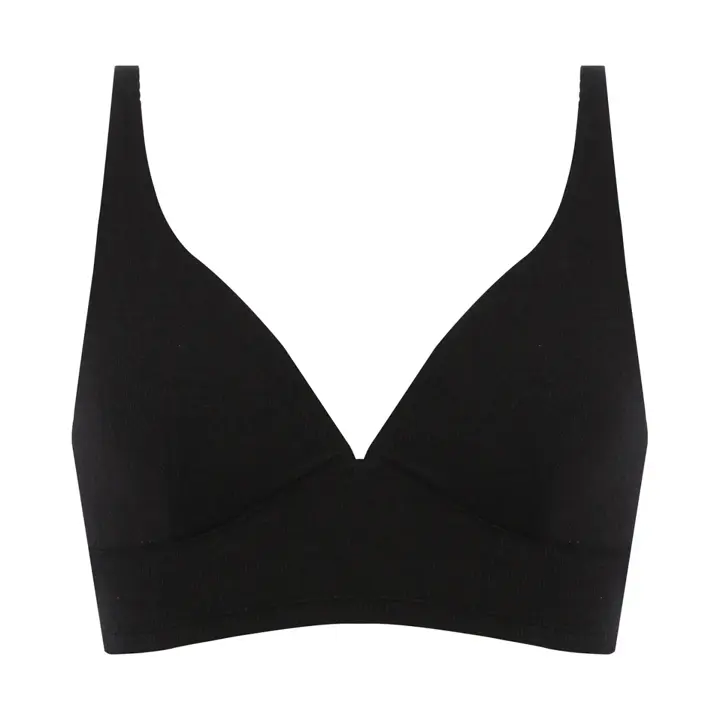 リブ ブラレット, ブラック, product image number 0