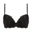 Daily AMOSTYLE 3/4カップブラ ブラ＆ショーツセット スウィートフローラ, ブラック, product image number 0