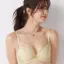 【SALE】【WEB限定】エントリーコレクション 3/4カップブラ ブラ＆ショーツセット ライブリーフローラルズ, イエロー, model image number 0