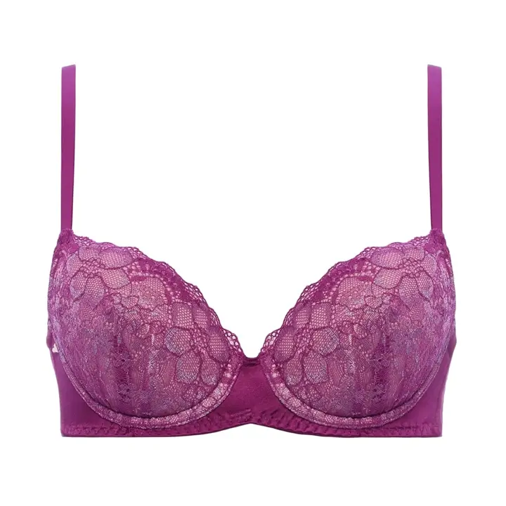 夢みるブラ(R) ライト ブラ＆ショーツセット ドリームデイリリー【一部カラーSALE】, パープル, product image number 0