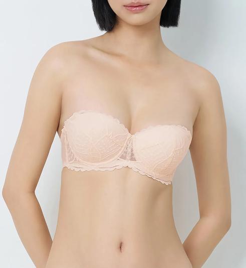 Triumph Áo Lót Style Double Push Có Gọng Mút Nâng Tháo Rời Dây Tháo Rời - Fresh powder - Gọng