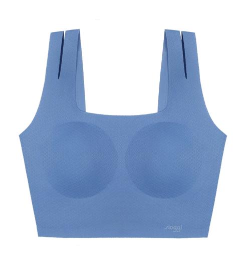 Triumph SLOGGI ZERO FEEL FLOW TOP - Regatta blue - Non-wired Bra
