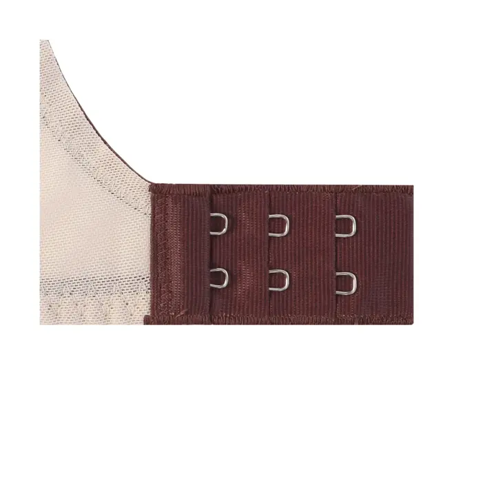 スレンダーラインブラ ノンワイヤーブラジャー ロマンティックフラワー, ブラウン, product image number 4