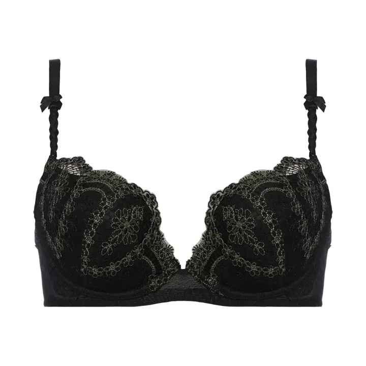 フロラーレ リュクス5014 ブラジャー(パッドなし), ブラック, product image number 0