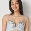 Daily AMOSTYLE 脇高ブラ (イノセントフローラル), ブルー, model image number 0