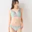夢みるブラ DeepV ブラジャー フレーバーウォーター, ブルー, model image number 2
