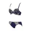 【WEB限定】美胸ソフトブラ クラッシーペタルズ ブラ＆ショーツセット, ブルー, product image number 2