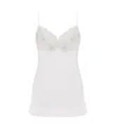 レッドレーベル バイ トリンプ0124 ロングキャミソール, ホワイト, product image number 0