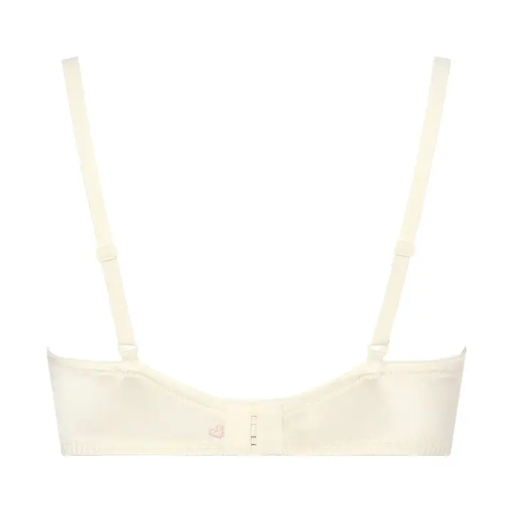 夢みるブラ ノンワイヤー ブラジャー エデンパフューム, ホワイト, product image number 1