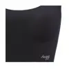 【WEB限定】綿混タイプ(スロギーG028)　カップ付きハーフトップ, ブラック, swatch