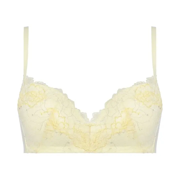 【SALE】優々ブラ630 ノンワイヤーブラジャー, イエロー, product image number 0