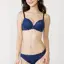 レッドレーベル バイ トリンプ0115 ブラジャー【一部カラーSALE】, ブルー, model image number 1