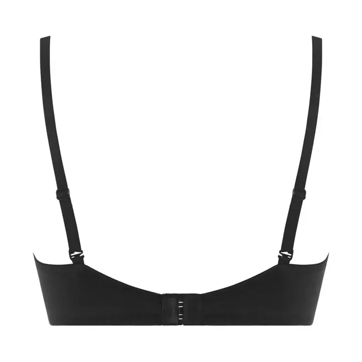 夢みるブラ ノンワイヤー ブラジャー フローラルミスト, ブラック, product image number 1